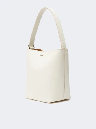 Archetipo kleine Ledertasche, weiß