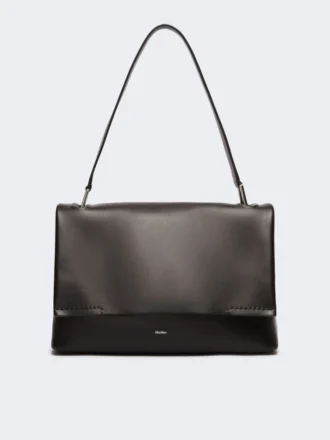 Archetipo-Lederhandtasche, schwarz