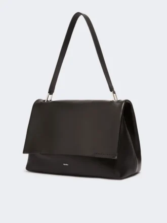 Archetipo-Lederhandtasche, schwarz