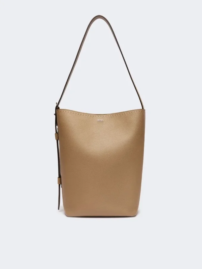 – Archetipo-Ledertasche in mittlerer Größe, Farbe: Mud – Archetipo-Ledertasche in mittlerer Größe, Farbe: Mud