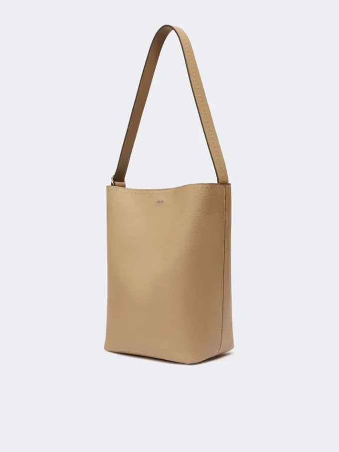 – Archetipo-Ledertasche in mittlerer Größe, Farbe: Mud – Archetipo-Ledertasche in mittlerer Größe, Farbe: Mud