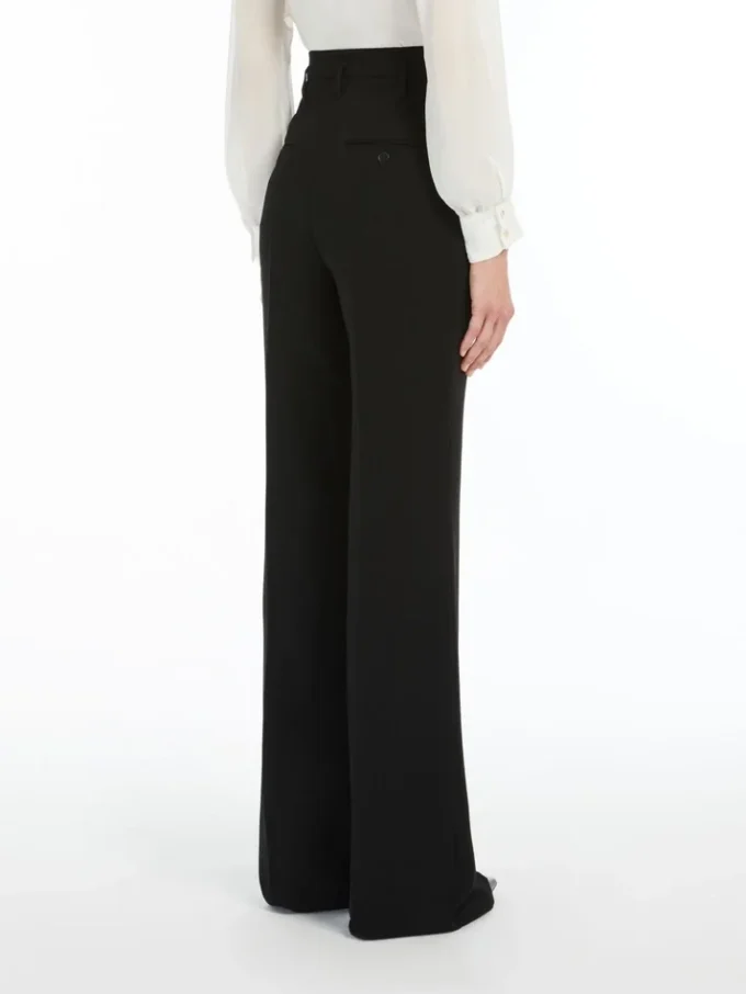 Ausgestellte Cady-Hose, schwarz Ausgestellte Cady-Hose, schwarz