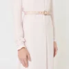 Ausgestelltes Kleid aus Cady, rosa Ausgestelltes Kleid aus Cady, rosa