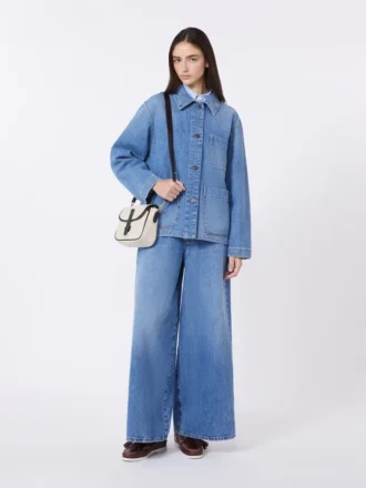 Authentische Denim-Shacket, marineblau
