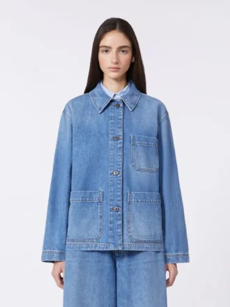 Authentische Denim-Shacket, marineblau
