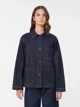 Authentische Denim-Shacket, marineblau