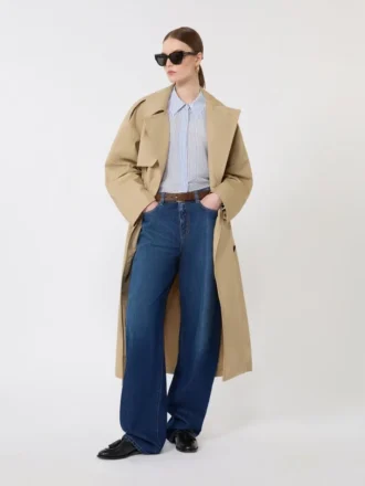 Baggy-Jeans aus Denim, marineblau