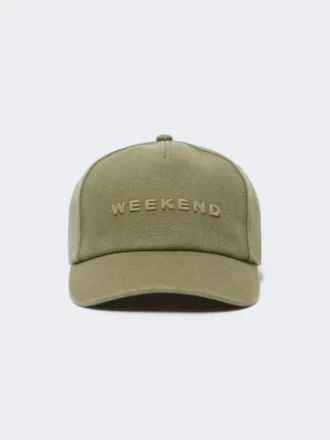 Baseballkappe aus Canvas, khaki