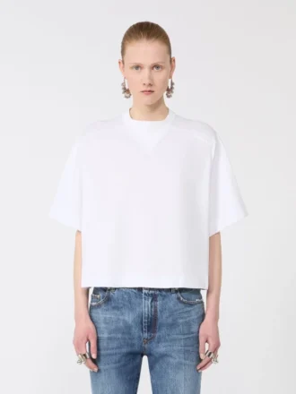 Baumwoll-T-Shirt, optisches Weiß