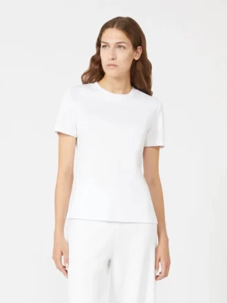 Baumwoll-T-Shirt, optisches Weiß