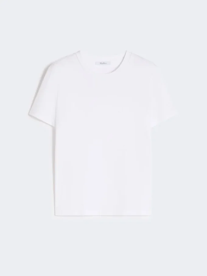 Baumwoll-T-Shirt, optisches Weiß