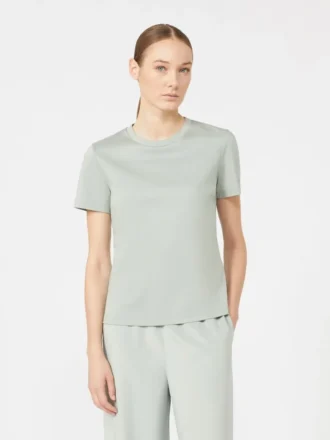 Baumwoll-T-Shirt, pastellgrün
