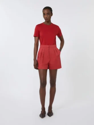 Baumwoll-T-Shirt, rot