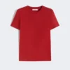 Baumwoll-T-Shirt, rot