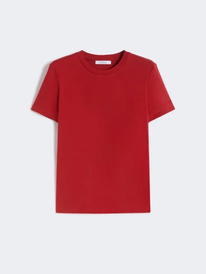 Baumwoll-T-Shirt, rot