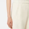 Baumwollfleece-Hose, elfenbeinfarben Baumwollfleece-Hose, elfenbeinfarben