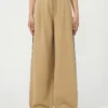 Baumwolljersey-Hose, haselnussbraun