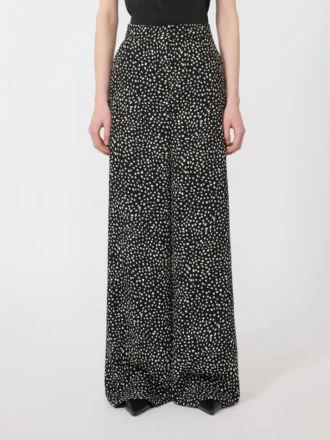 Bedruckte Sabla-Hose, schwarz