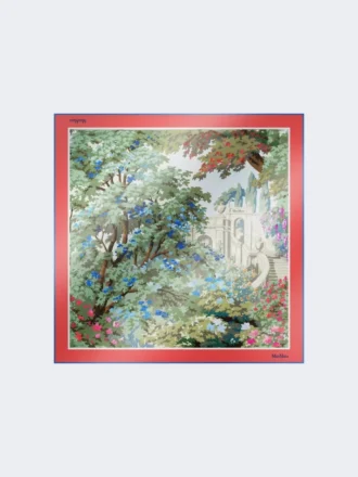 Bedrucktes Seidenfoulard, Antikrosa