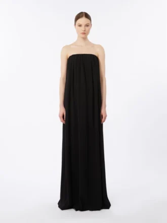 Cady-Bustierkleid, schwarz