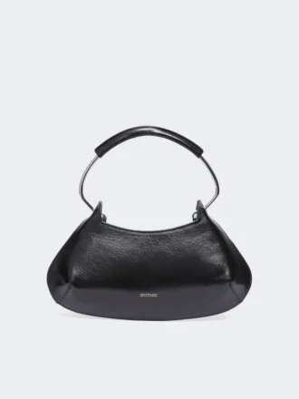 Caju Mini-Ledertasche, schwarz