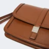 Clutch aus Glattleder, tabakfarben Clutch aus Glattleder, tabakfarben
