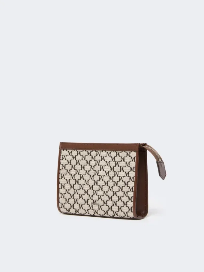 Extra kleine Tasche aus Baumwolljacquard, schwarz Extra kleine Tasche aus Baumwolljacquard, schwarz