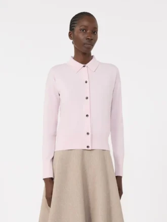 Femininer Wollcardigan, rosa