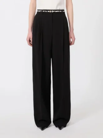 Fließende Cady-Hose, schwarz