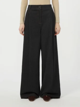 Fünf-Taschen-Hose aus Jersey in Denim-Optik, ultramarinblau