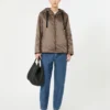Gepolsterte, wasserabweisende Canvas-Kapuzenjacke, haselnussbraun Gepolsterte, wasserabweisende Canvas-Kapuzenjacke, haselnussbraun