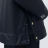 Gesteppte, wasserabweisende Canvas-Kapuzenjacke, mitternachtsblau Gesteppte, wasserabweisende Canvas-Kapuzenjacke, mitternachtsblau