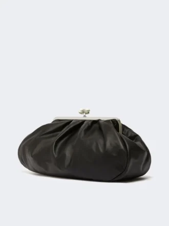 Große Pasticcino-Tasche aus Schafsleder, schwarz Große Pasticcino-Tasche aus Schafsleder, schwarz