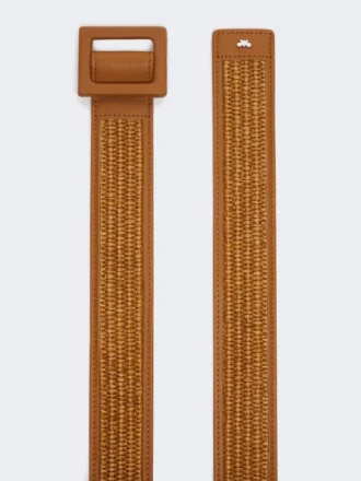 Gürtel in Raffia-Optik, Mandarine Gürtel in Raffia-Optik, Mandarine