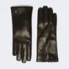 Handschuhe aus Nappaleder, schwarz