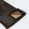 Handschuhe aus Nappaleder, schwarz