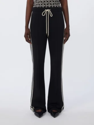 Hose aus Baumwolljersey, schwarz