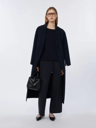 Übergroßer Wollpullover, ultramarinblau