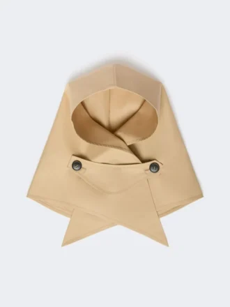 Hut-Foulard aus wasserabweisendem Gabardine, beige Hut-Foulard aus wasserabweisendem Gabardine, beige