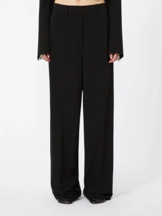 Jersey-Hose, schwarz