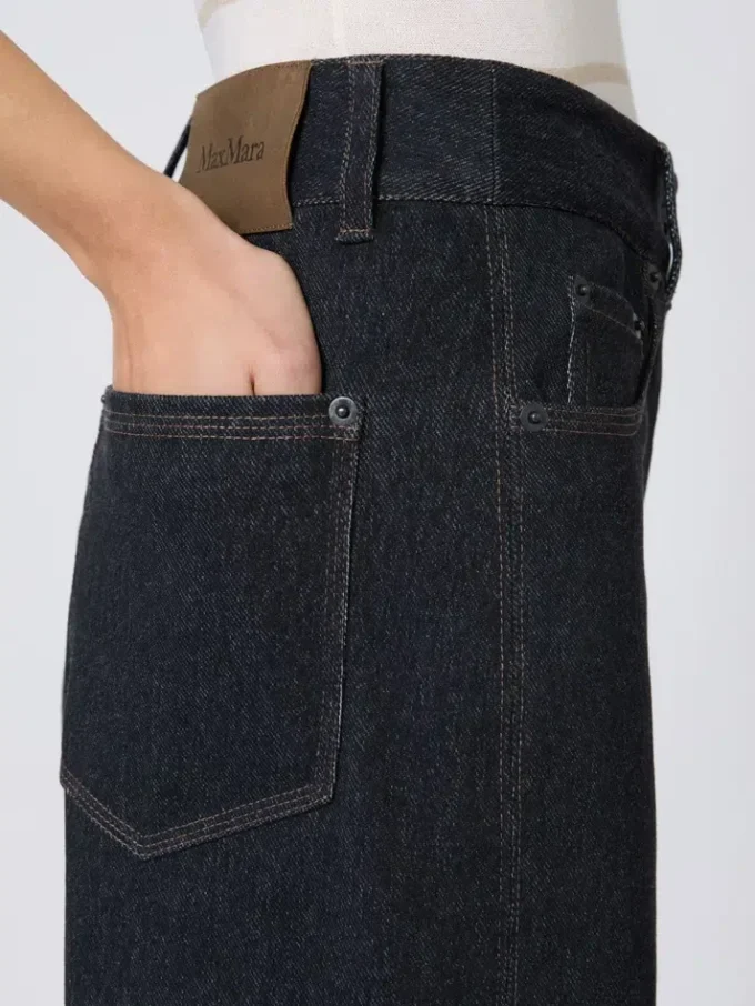 Jerseyhose im Denim-Look, ultramarinblau Jerseyhose im Denim-Look, ultramarinblau