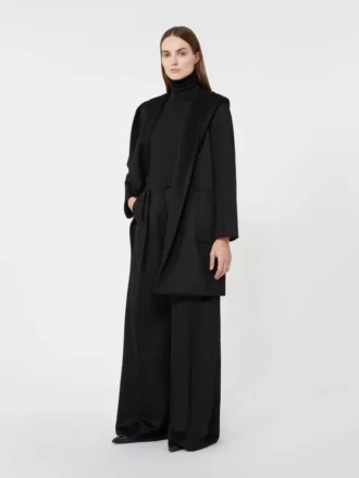 Kamelhaarmantel, schwarz Kamelhaarmantel, schwarz
