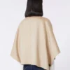 Kaschmir-Cape in Boxy-Passform, Albino Kaschmir-Cape in Boxy-Passform, Albino