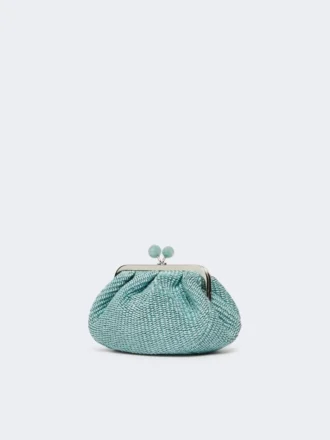 Kleine Pasticcino-Tasche in Raffia-Optik, Öl