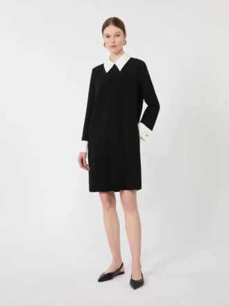 Kurzes Cady-Kleid, schwarz