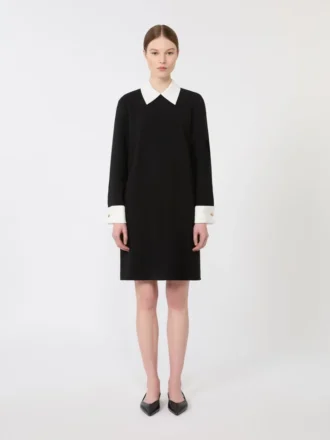 Kurzes Cady-Kleid, schwarz