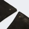 Lange Handschuhe aus Nappaleder, schwarz