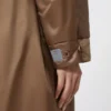 Langer, wasserabweisender, wattierter Parka aus Canvas, tabakfarben Langer, wasserabweisender, wattierter Parka aus Canvas, tabakfarben