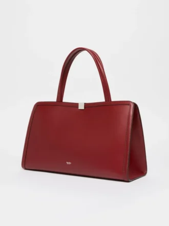 Leder-Tasche, bordeaux