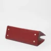 Leder-Tasche, bordeaux